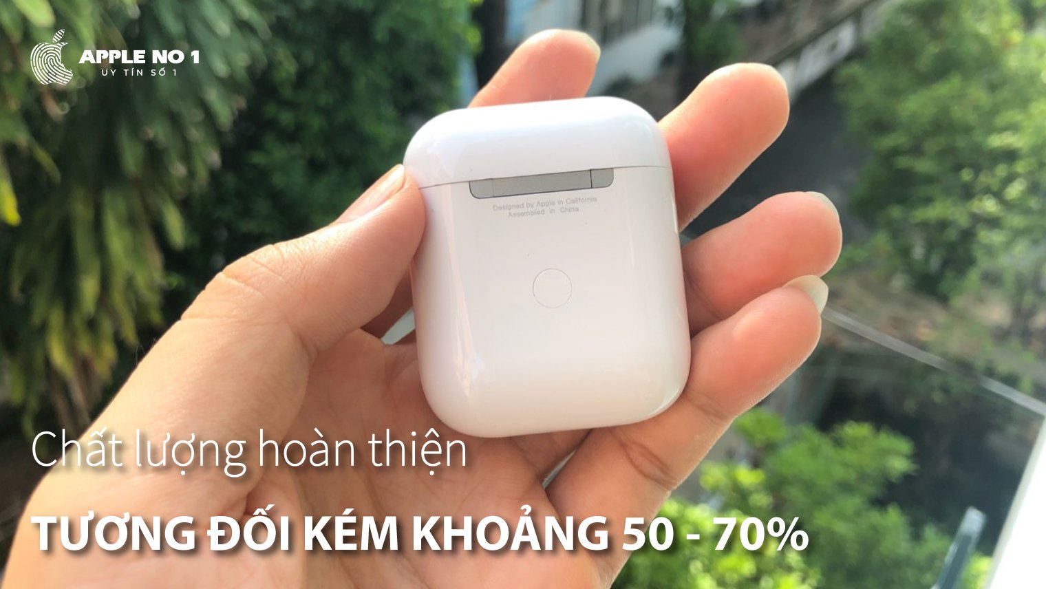 review tai nghe airpod 2 rep 1.1 ve chat luong hoan thien san pham